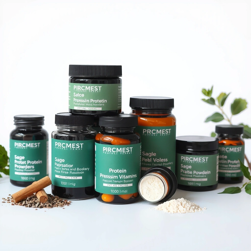 Men's natural vitality supplements and wellness products