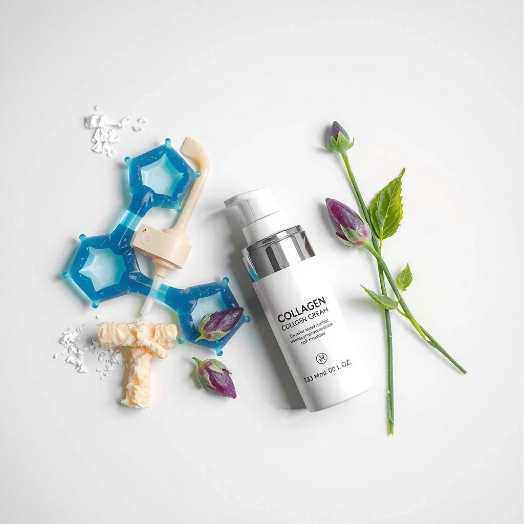 Collagen and Hyaluronic Acid Cream tube