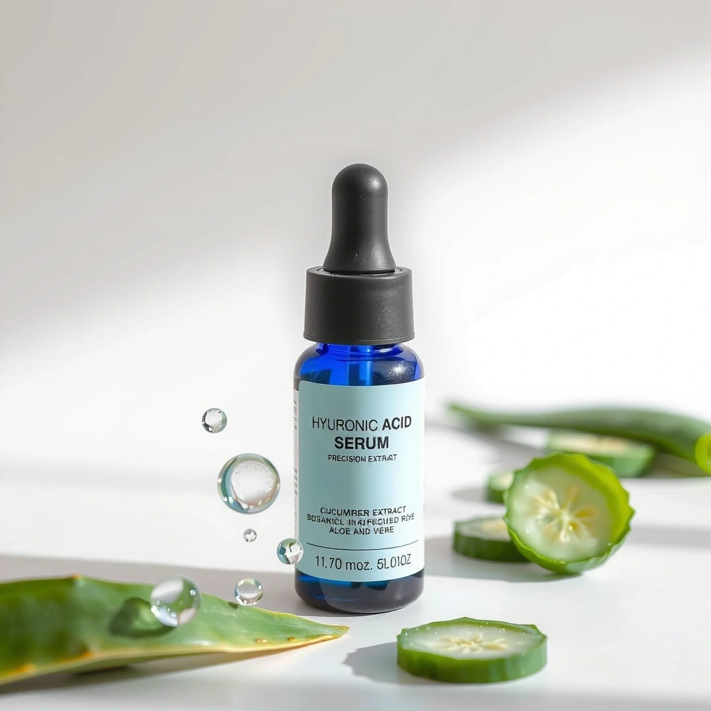 Hyaluronic acid serum with dropper