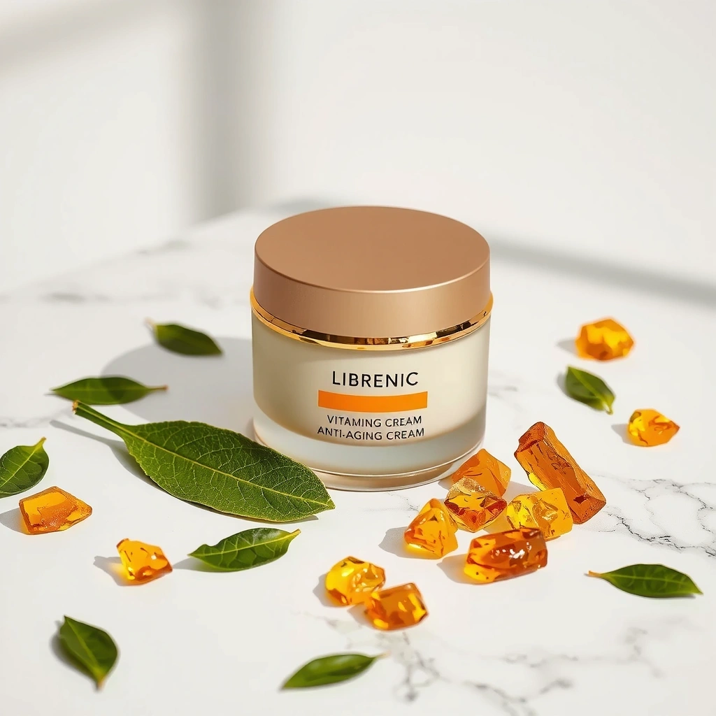 Premium Anti-Aging Skin Care Cream jar